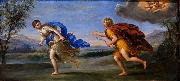 Francesco Albani Apollo and Daphne. USA oil painting artist
